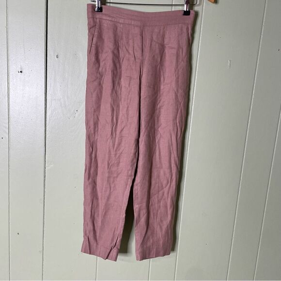 Babaton Linen Taupe Conan Pant Size 0 - Picture 2 of 11